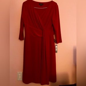 Tahari Red Dress NWT